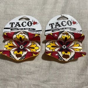 Prepara Single Taco Holder, One Size, Yellow Set Of Two